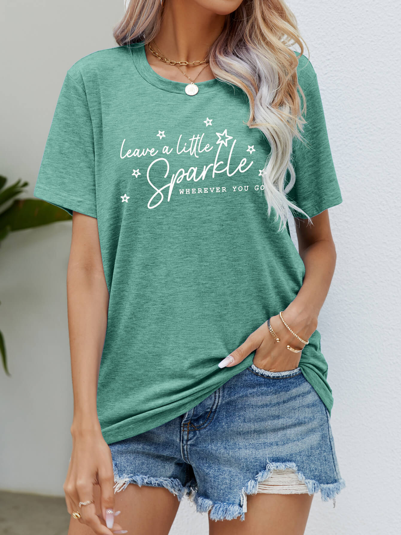 LEAVE A LITTLE SPARKLE WHEREVER YOU GO Tee Shirt