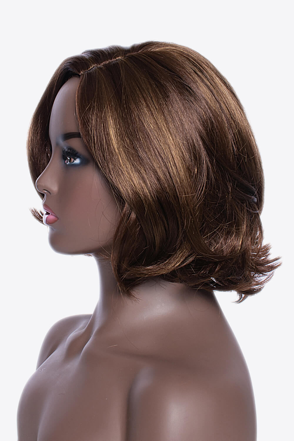 10" Brown Sassy Short Flip Wave Wig