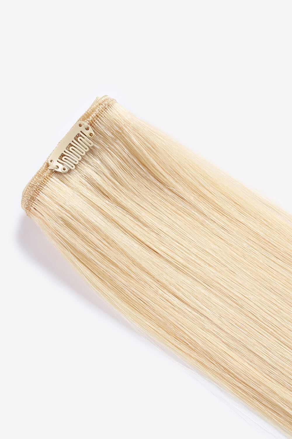 18" Blonde Indian Clip-In Human Hair Extensions