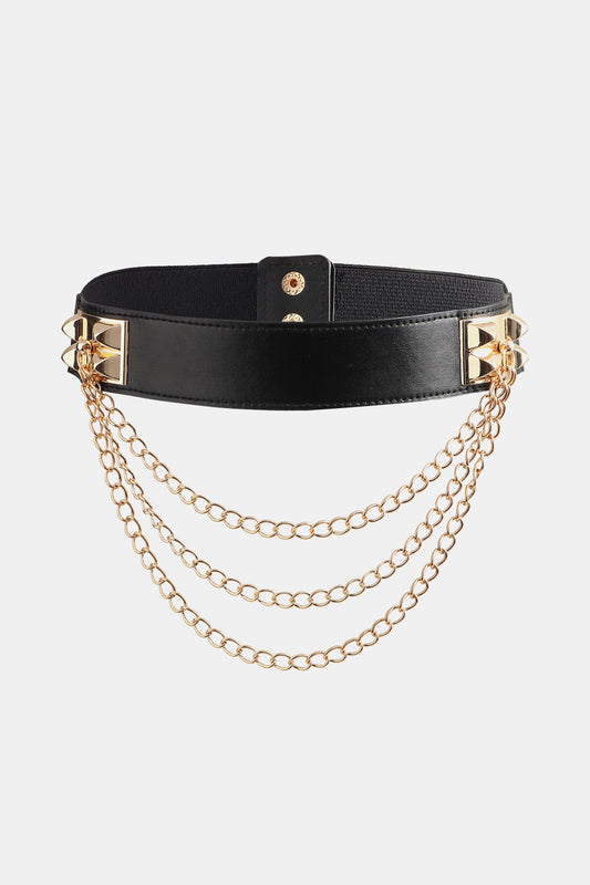 Draped in Gold Waist Belt