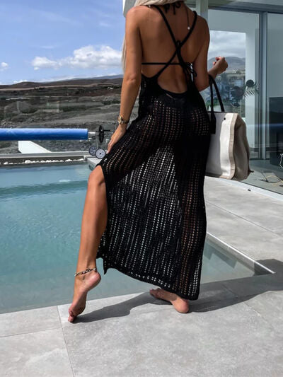 Netted Sleeveless Swim Dress (6 Variants)