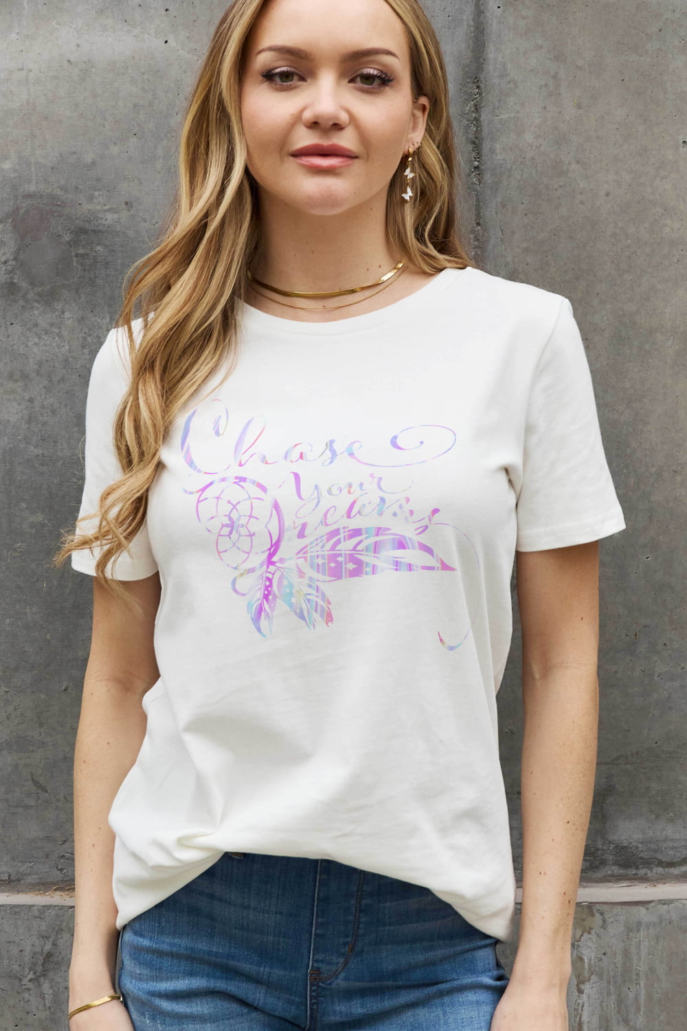 CHASE YOUR DREAMS Graphic Tee (Regular/Full-Sizes)