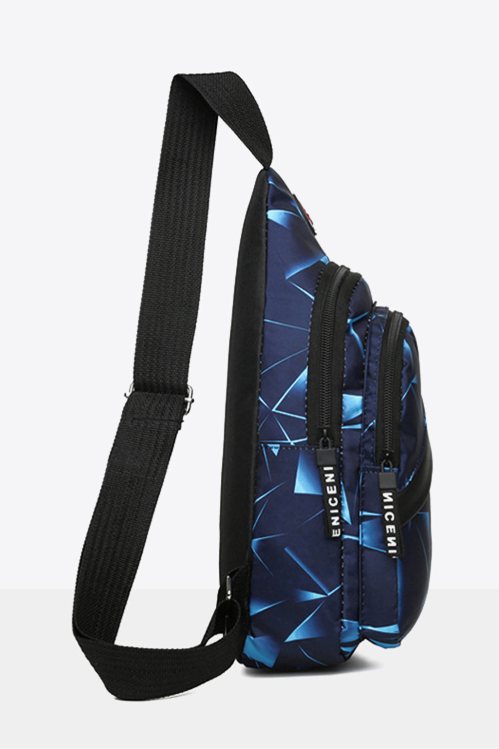 Geometric Waterproof Sling Bag