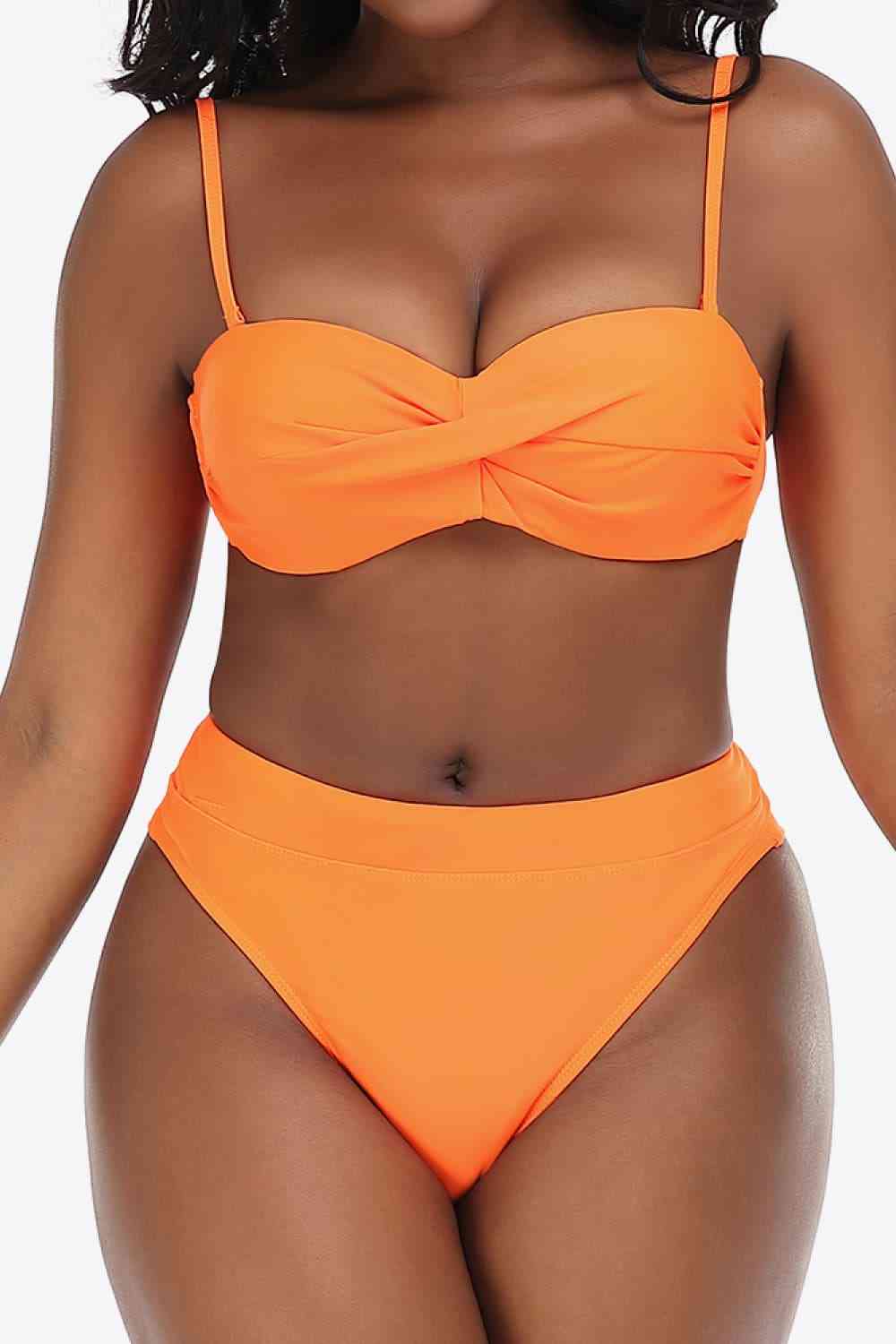 3-Piece Bikini/Thong Swimsuit w/Swim Dress Set (6 Variants)