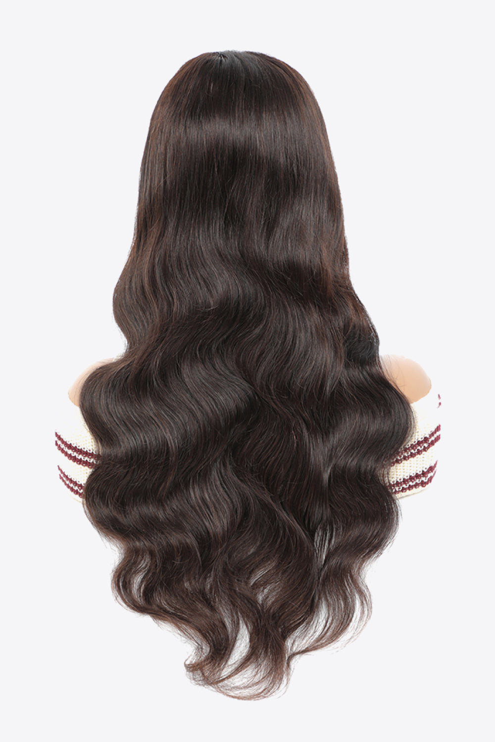 20" Dark Brown Lace Front Body Wave Human Hair Wig