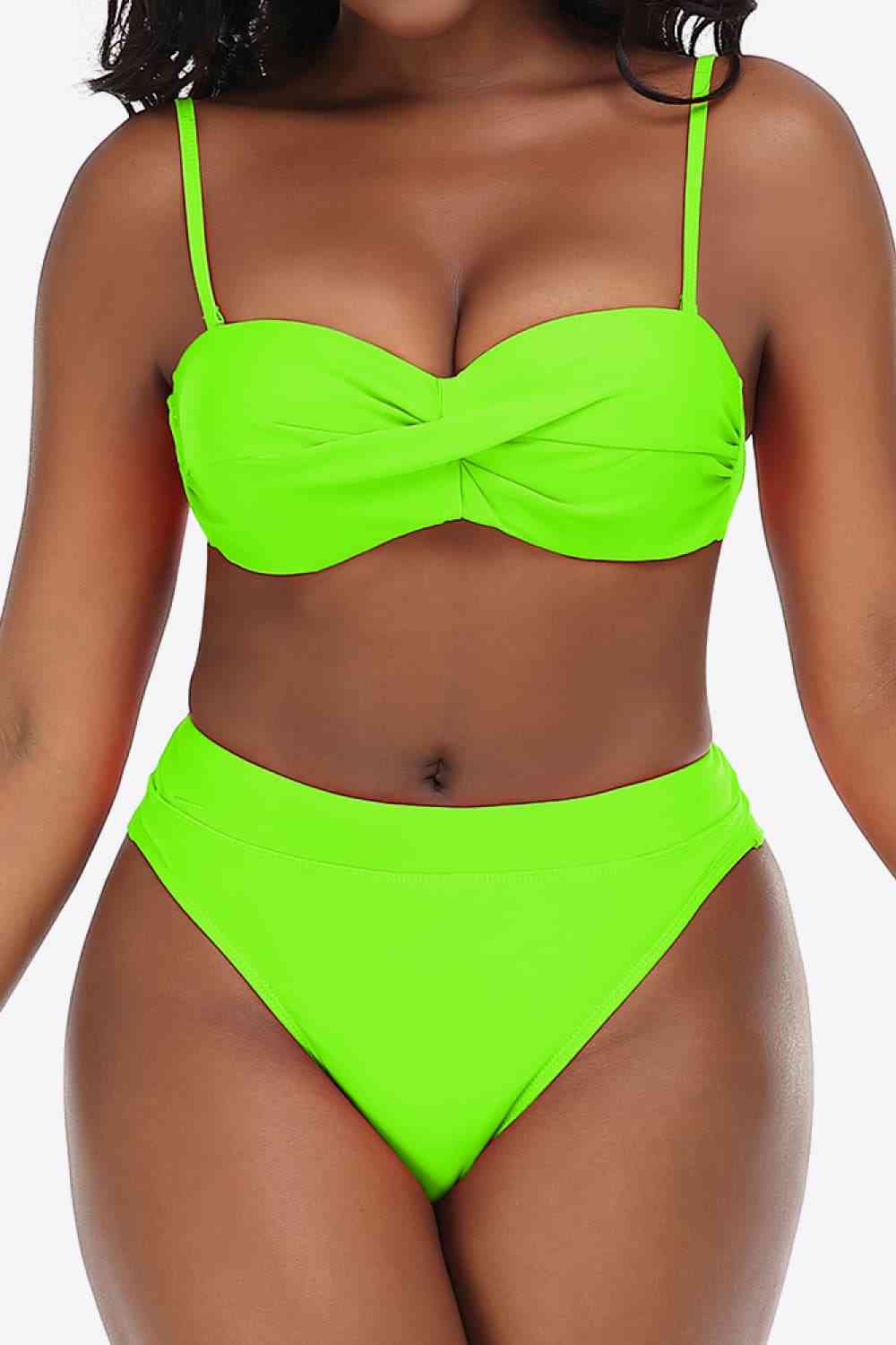 3-Piece Bikini/Thong Swimsuit w/Swim Dress Set (6 Variants)