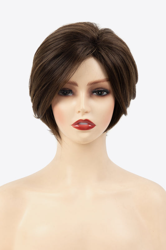 5'' Brown Short Synthetic Bob Wig