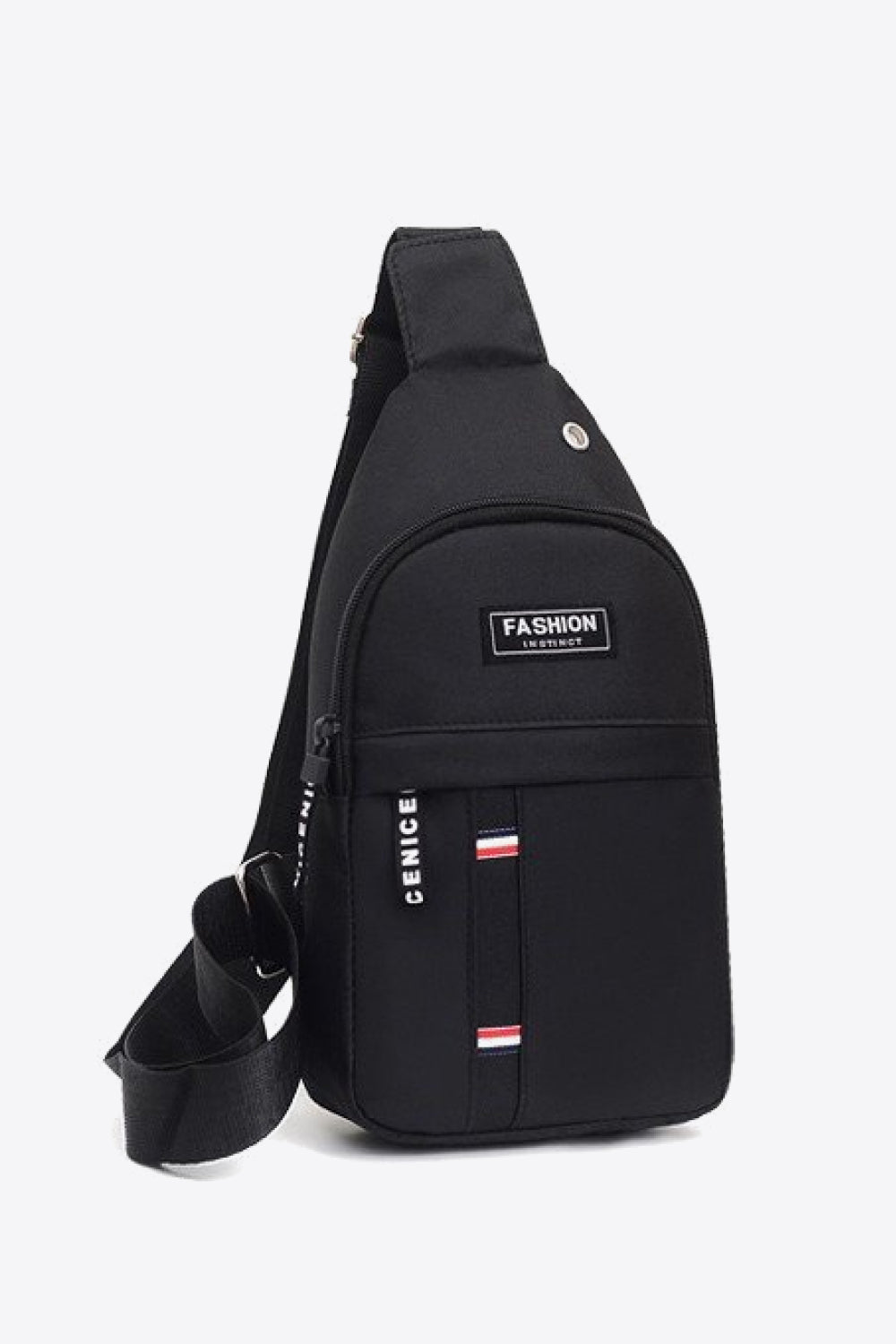 Wear-Resistant Sling Bag with USB Design