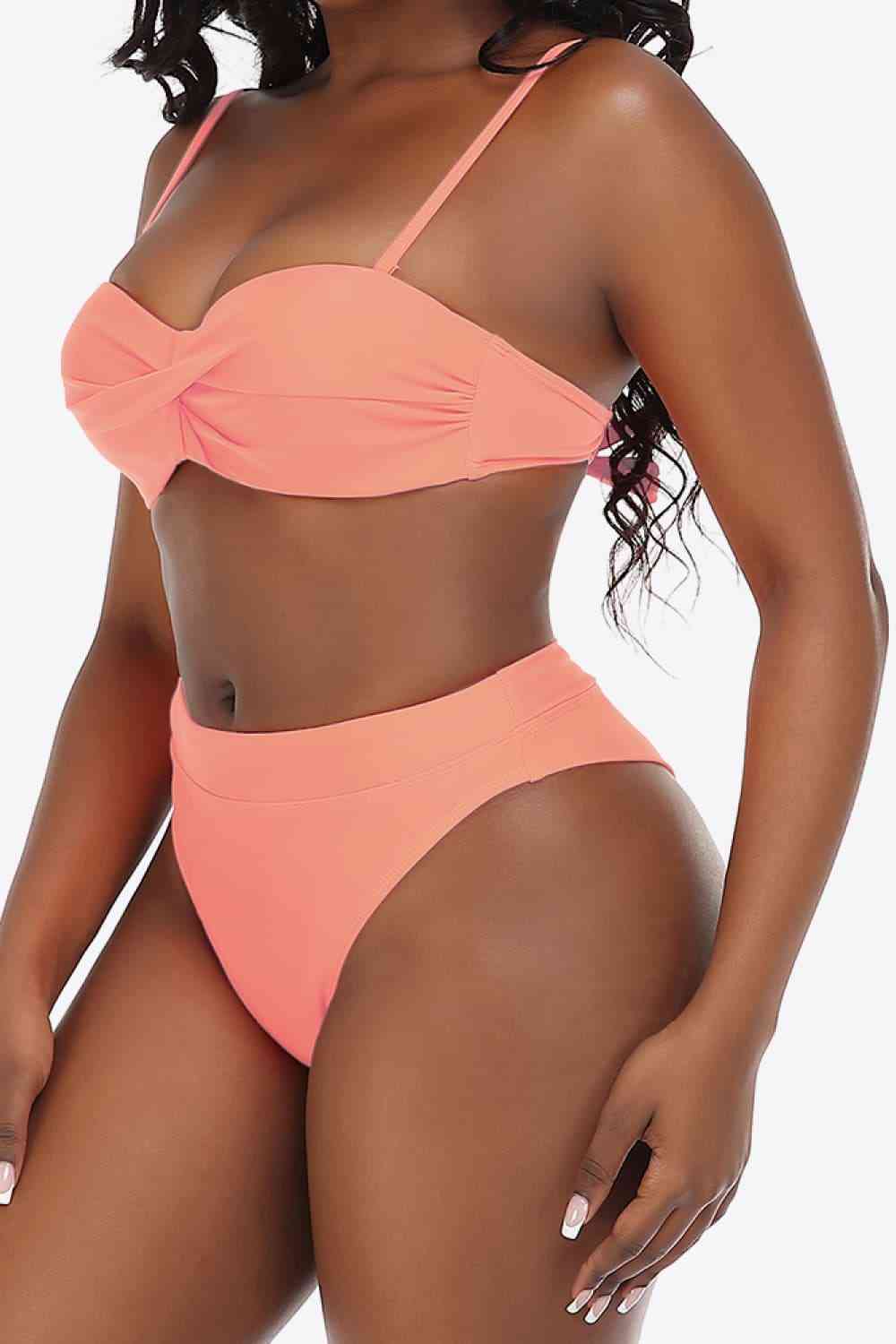 3-Piece Bikini/Thong Swimsuit w/Swim Dress Set (6 Variants)