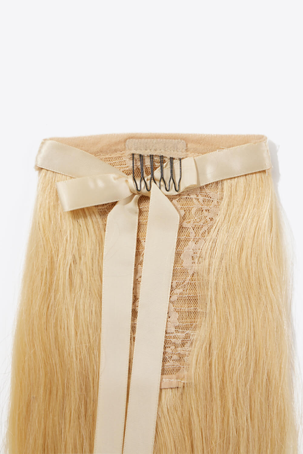 24" Human Hair Ponytail (Various Blonde Shades)