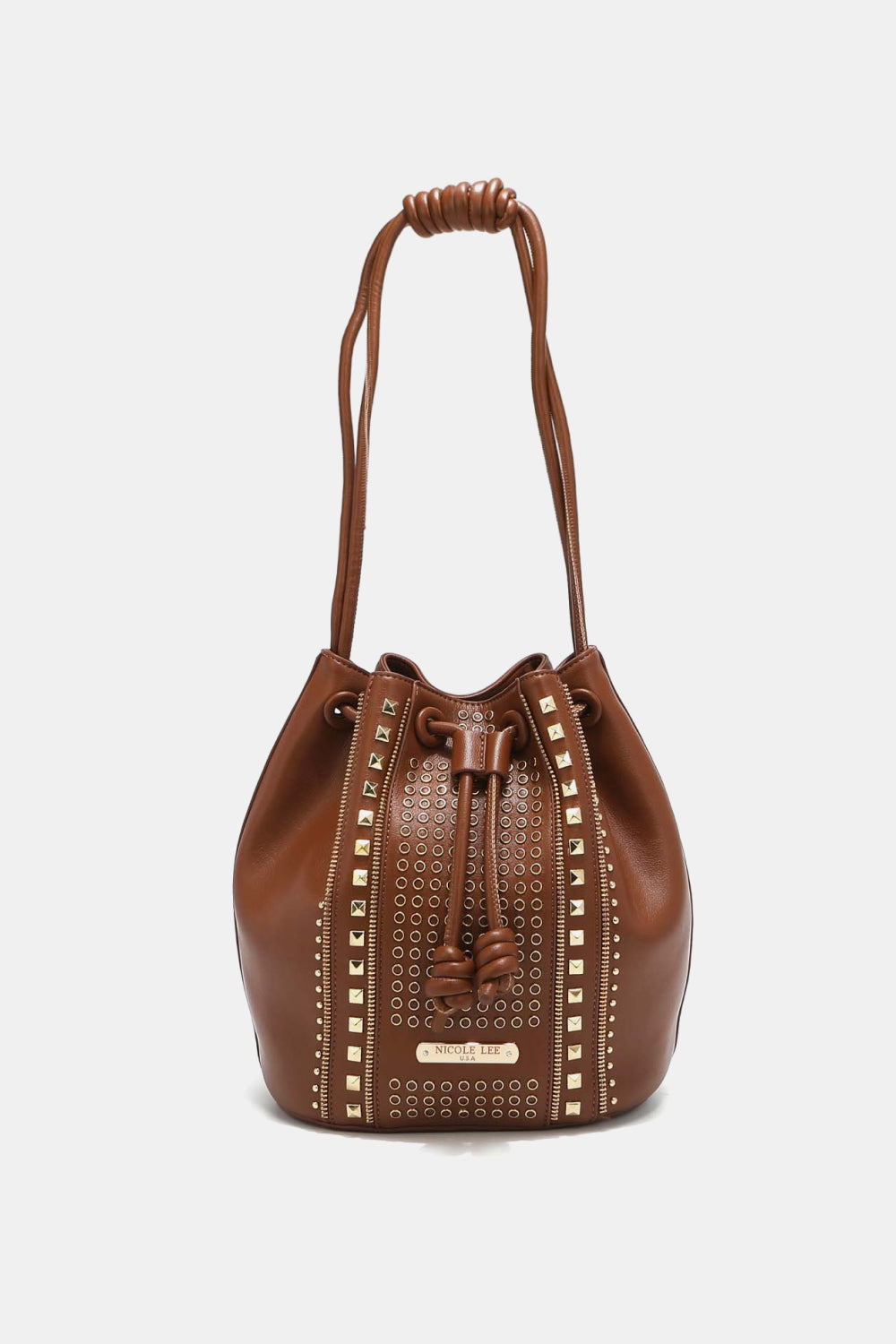 Nicole Lee Studded Bucket Bag (5 Variants)