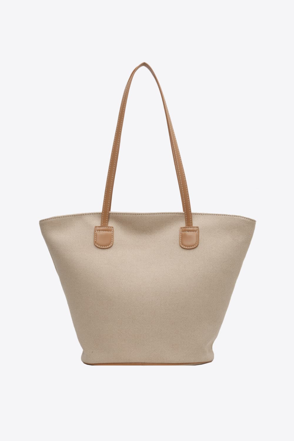 Khaki Canvas Tote Bag