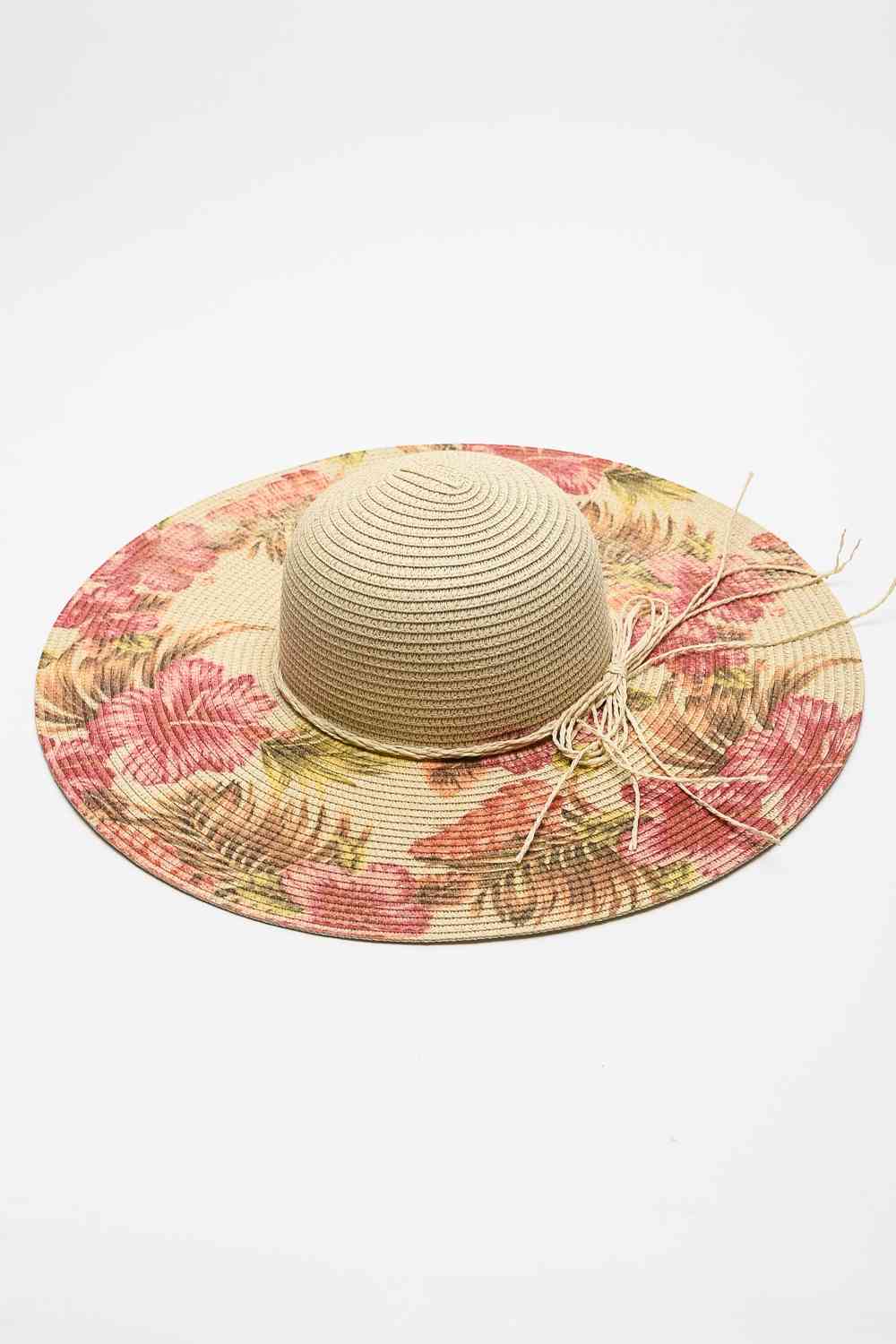 Justin Taylor Floral Bow Detail Sunhat