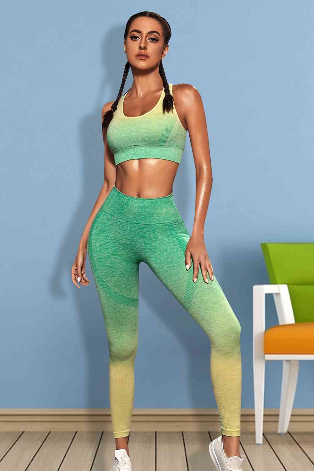 Gradient Sports Tank and Leggings Set (6 Variants)