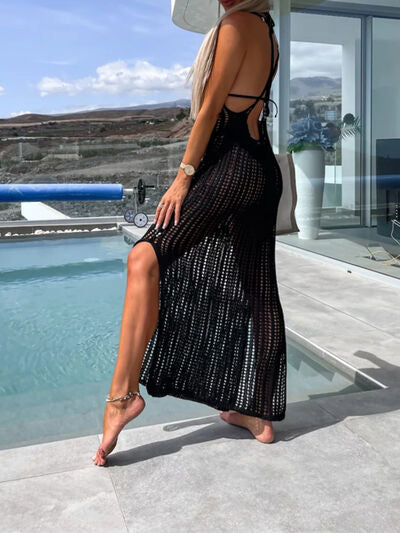 Netted Sleeveless Swim Dress (6 Variants)