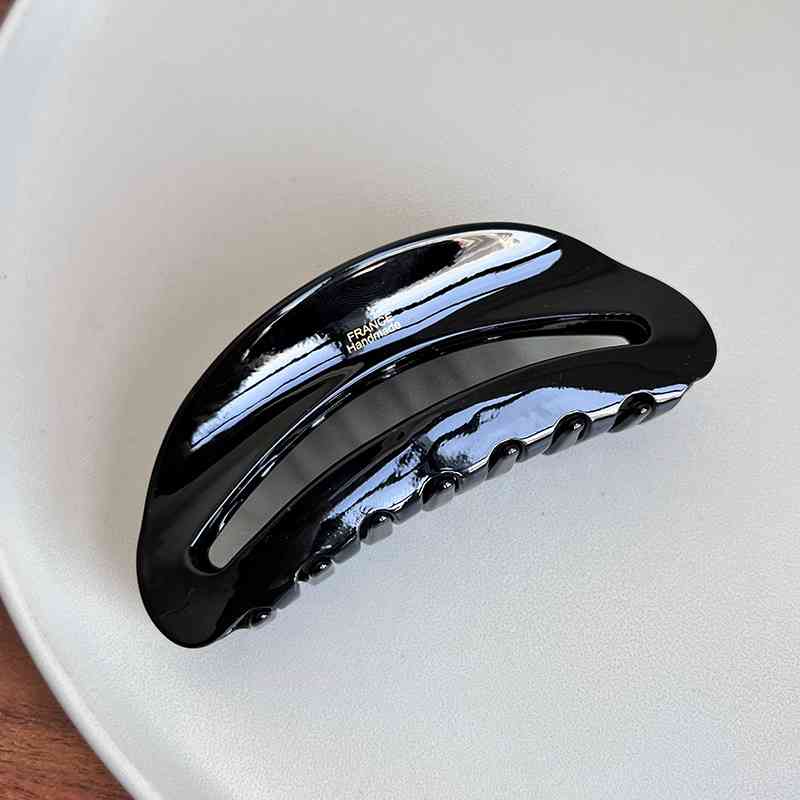 Curved Open Acetate Hair Claw Clip