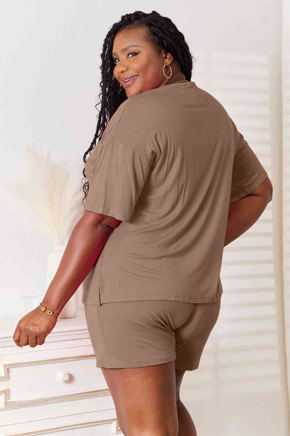 Soft Rayon Top & Shorts Set (Regular/Full Sizes) (5 Variants)