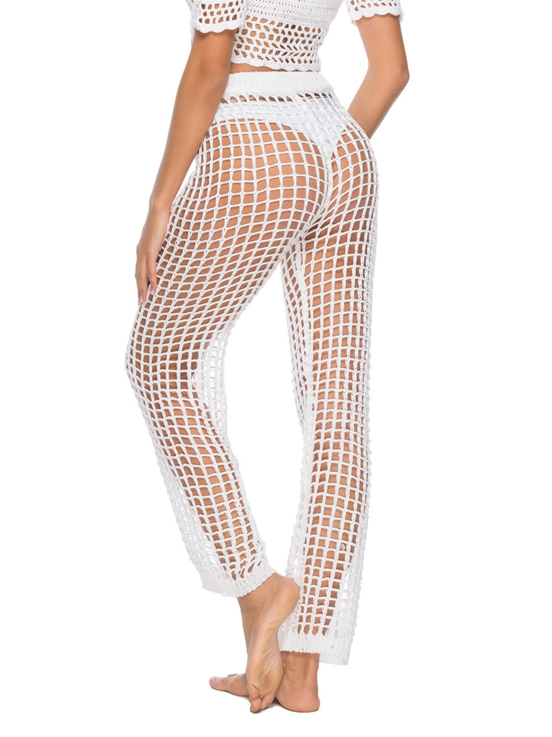 Cutout High Waist Swim Pants (3 Variants)