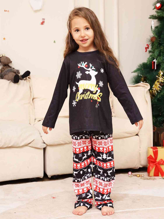 Matching Baby's 3-18 Months "Merry Christmas" Pajama Set