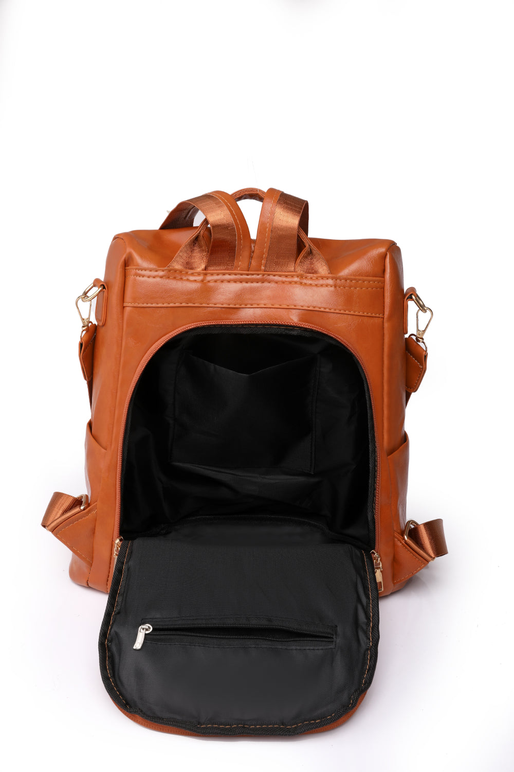 Slanted Zipper Backpack (3 Variants)