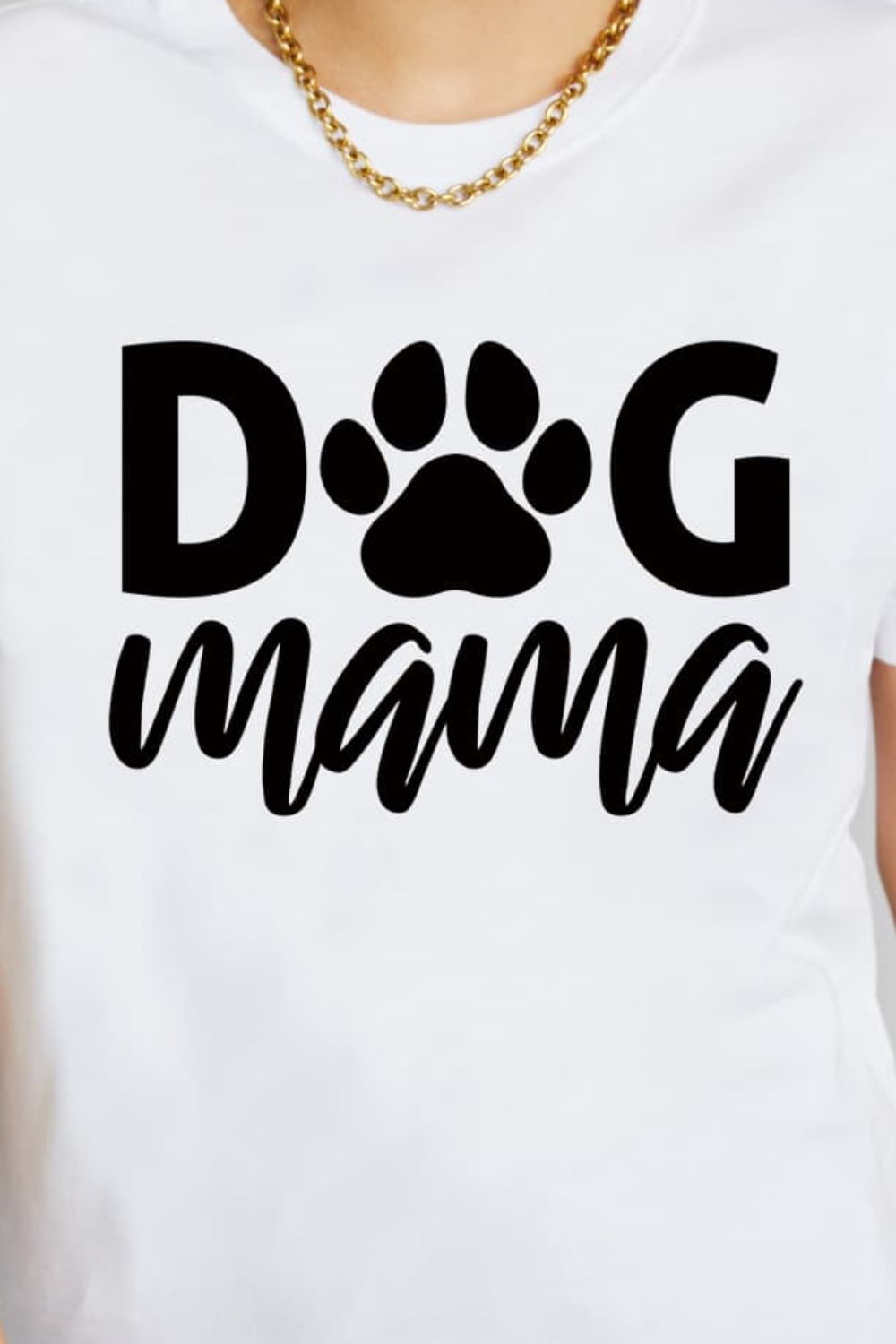 Simply Love DOG MAMA Graphic Cotton T-Shirt