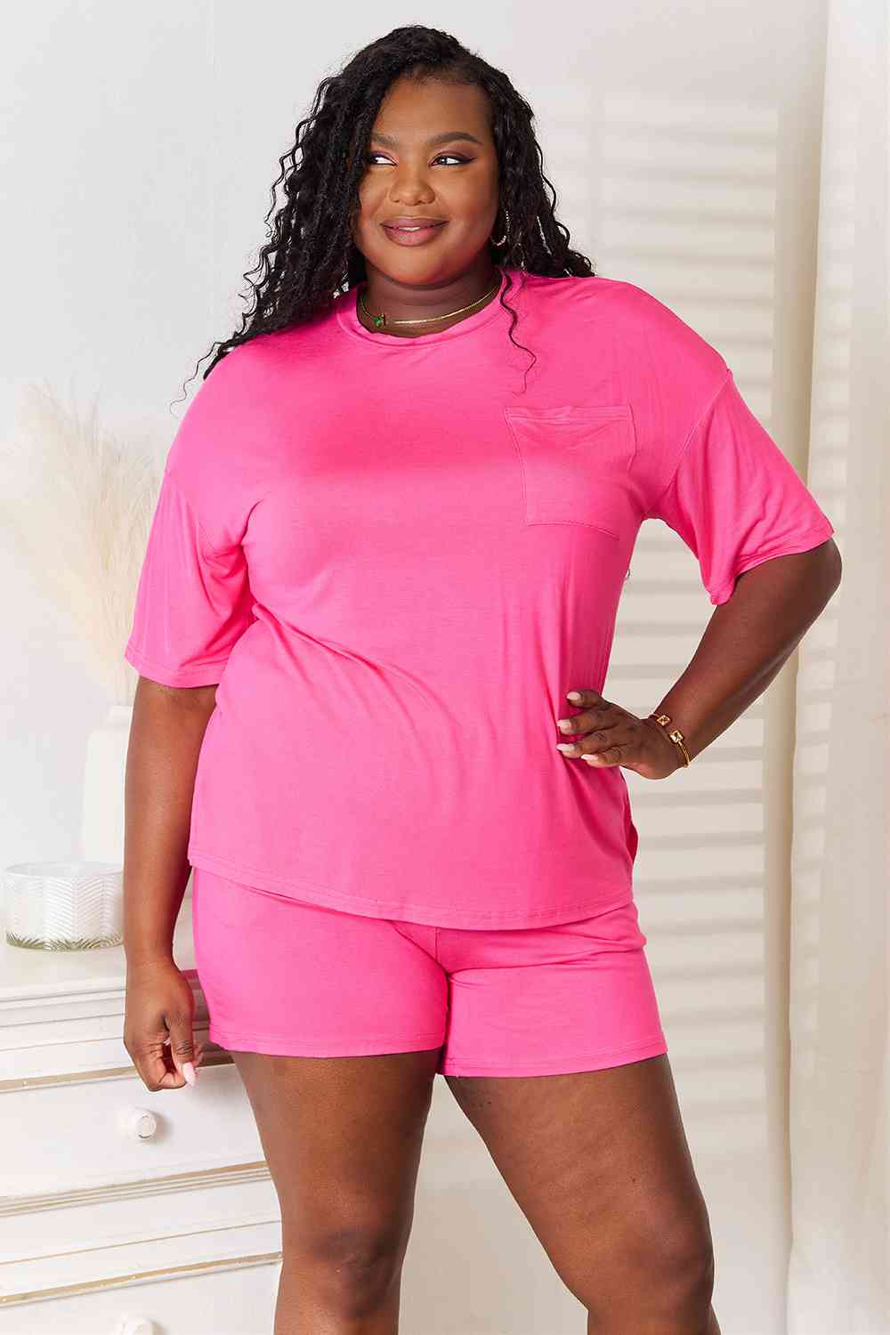 Soft Rayon Top & Shorts Set (Regular/Full Sizes) (5 Variants)