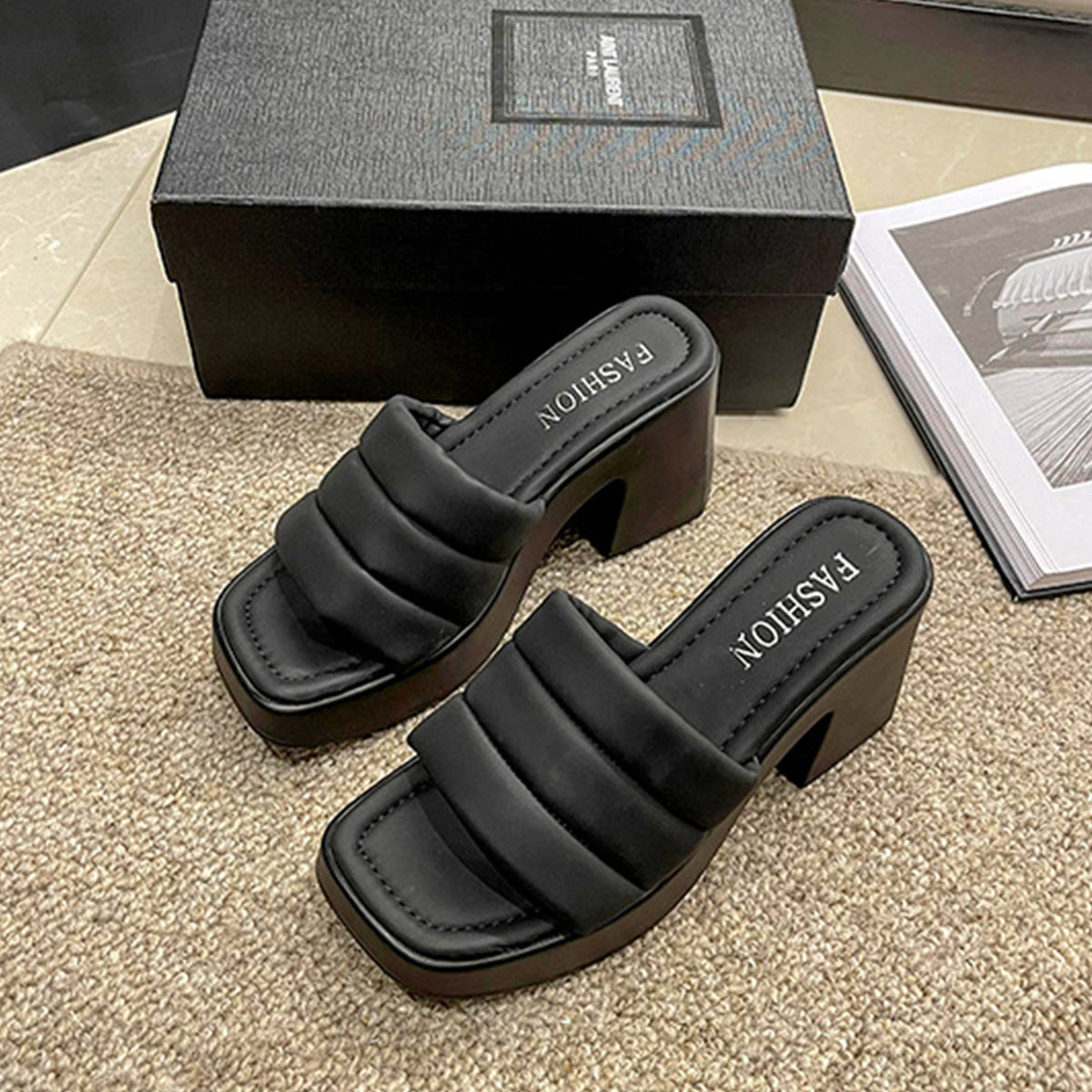 Comfortably Cute Block Heel Platform Sandals (3 Variants)