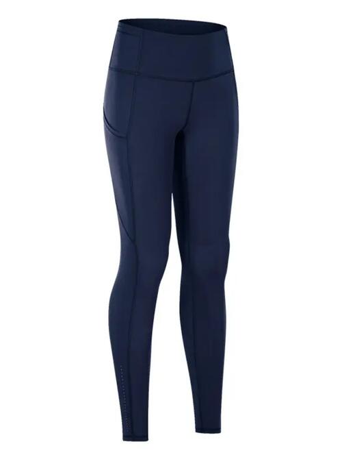 Wide Waistband Sports Leggings (4 Variants)