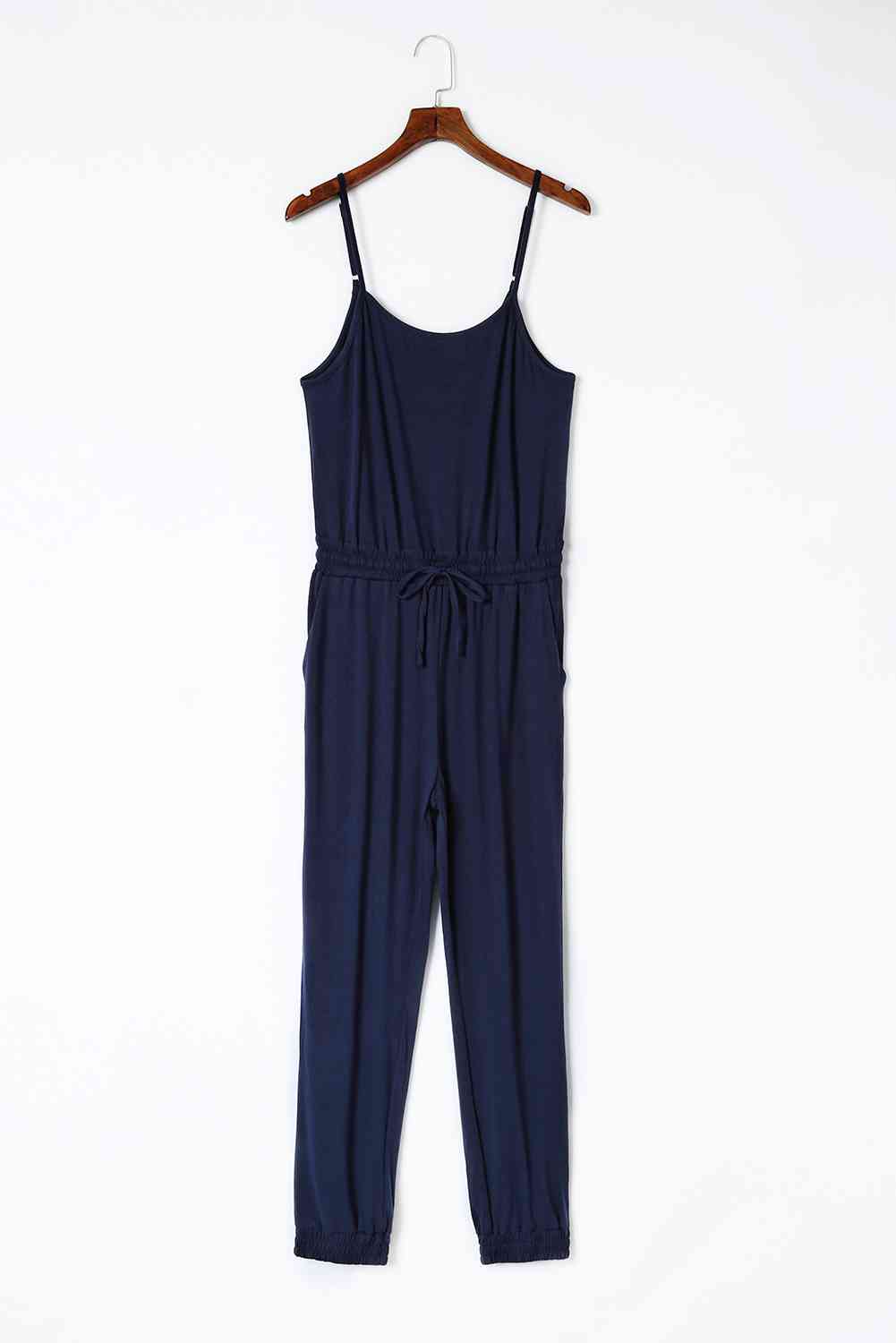 Spaghetti Strap Jumpsuit with Pockets (2 Variants)