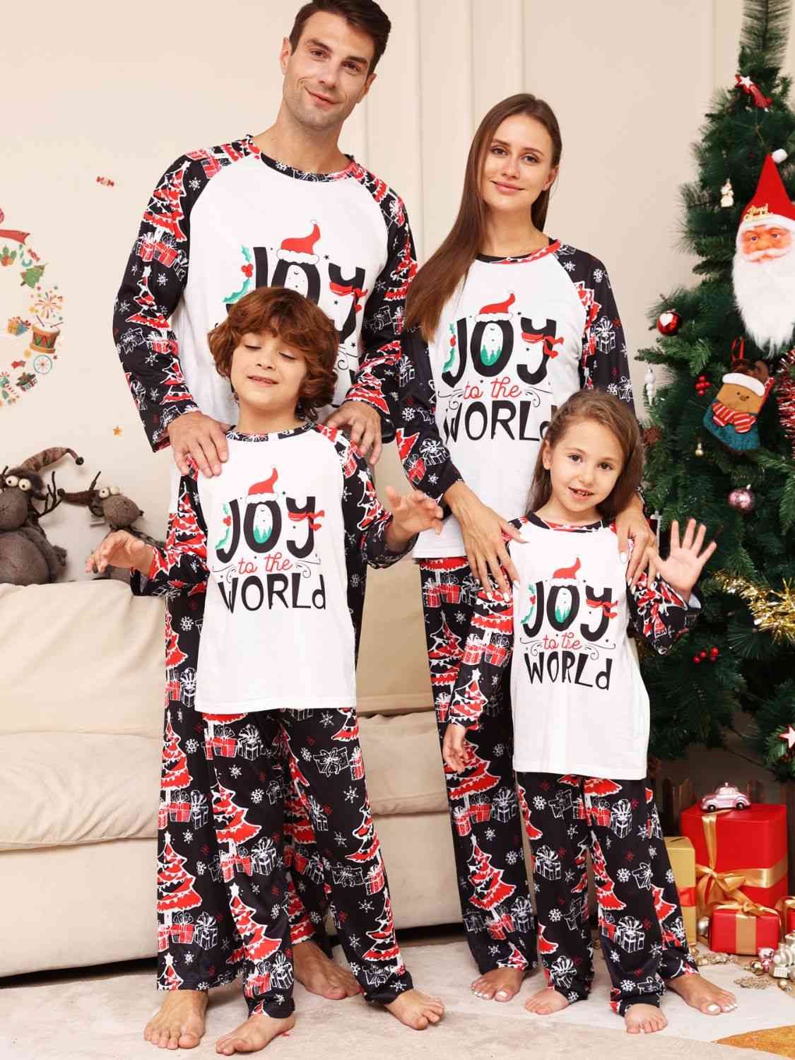 Matching Women's "JOY to the WORLD" Pajama Set