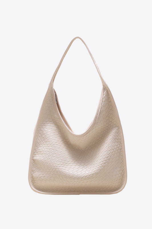 Snake Textured Shoulder Bag (2 Variants)