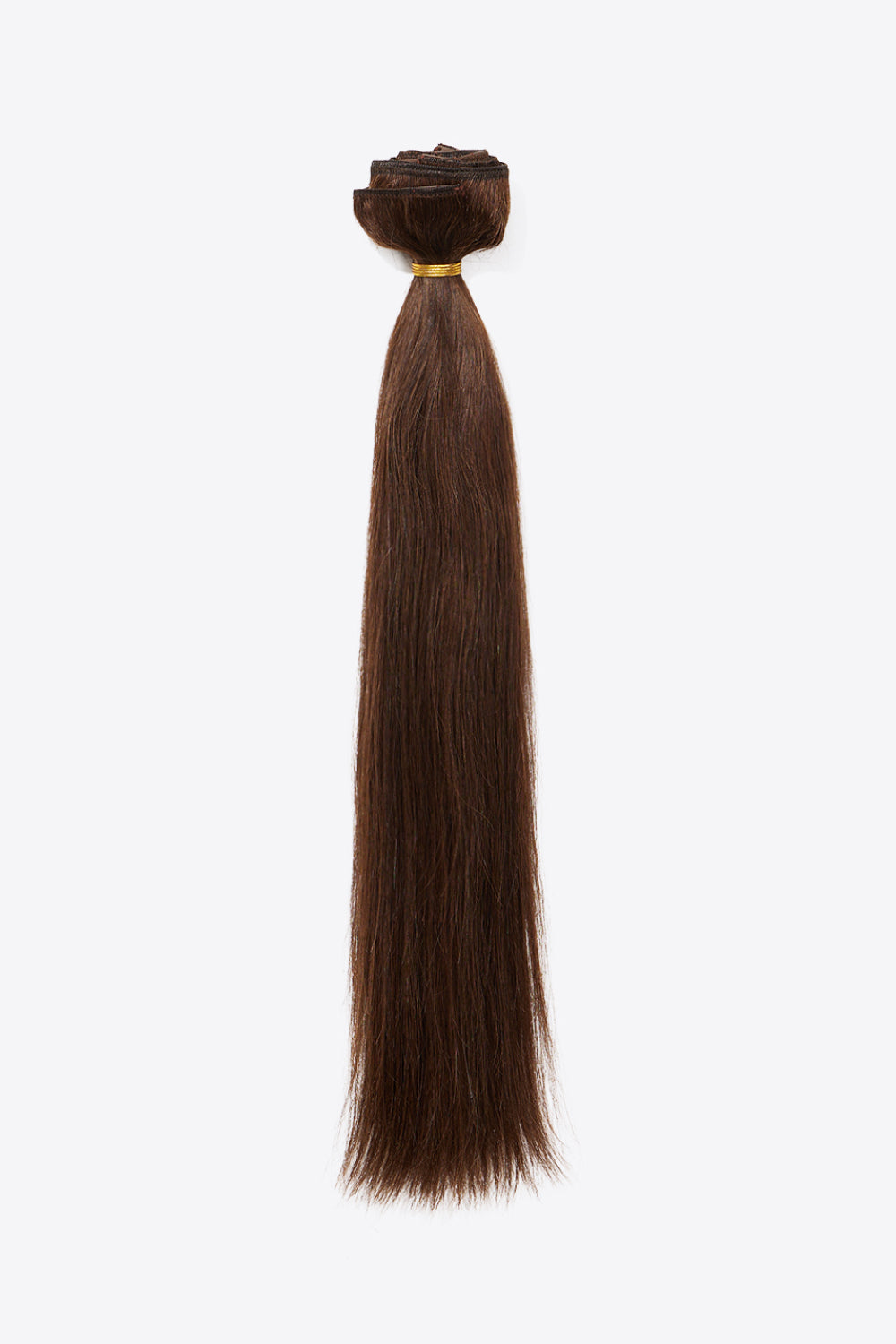 20" Brown Clip-in Human Hair Extensions