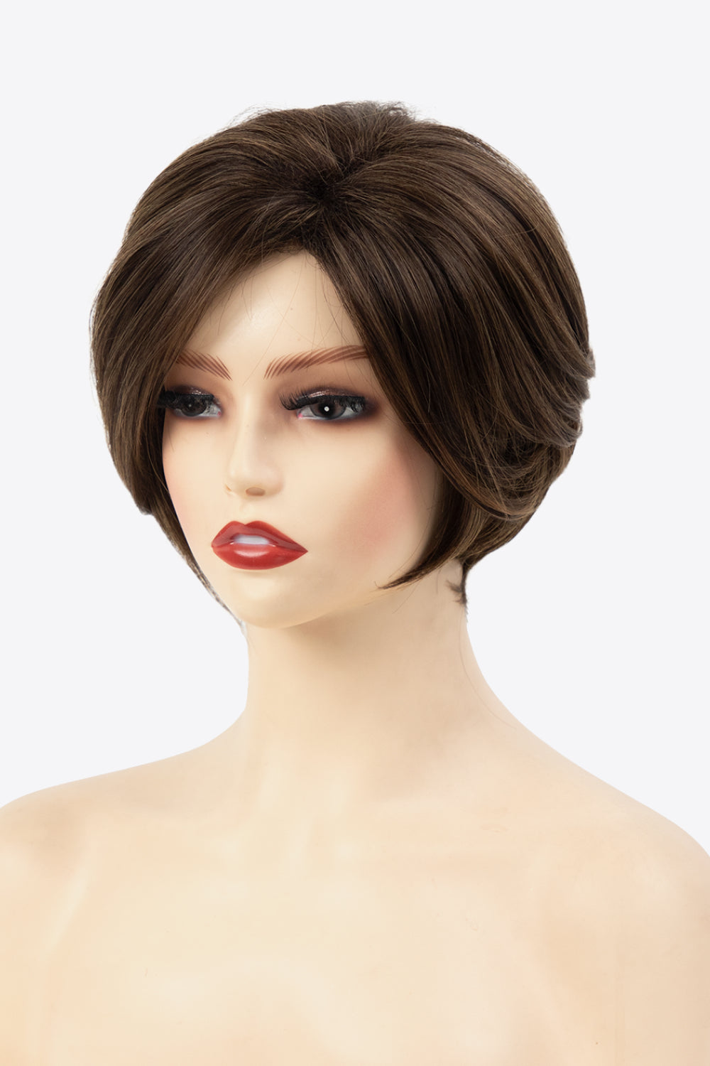 5'' Brown Short Synthetic Bob Wig