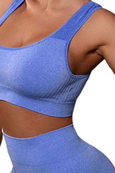 Lifted & Solid Cutout Sports Bra Tank & Shorts Set (7 Variants)