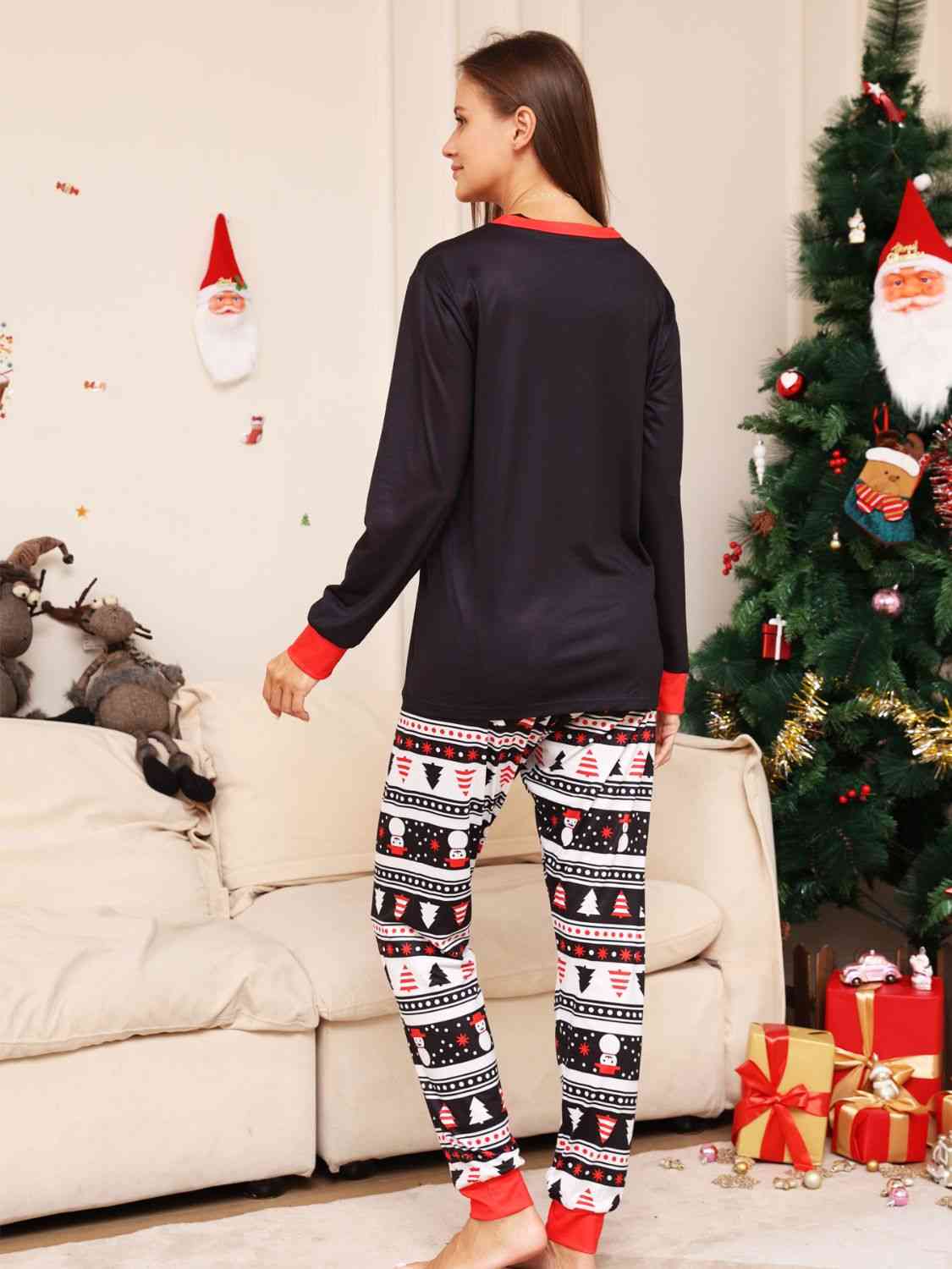 Matching Woman's "Happy New Year" Pajama Set