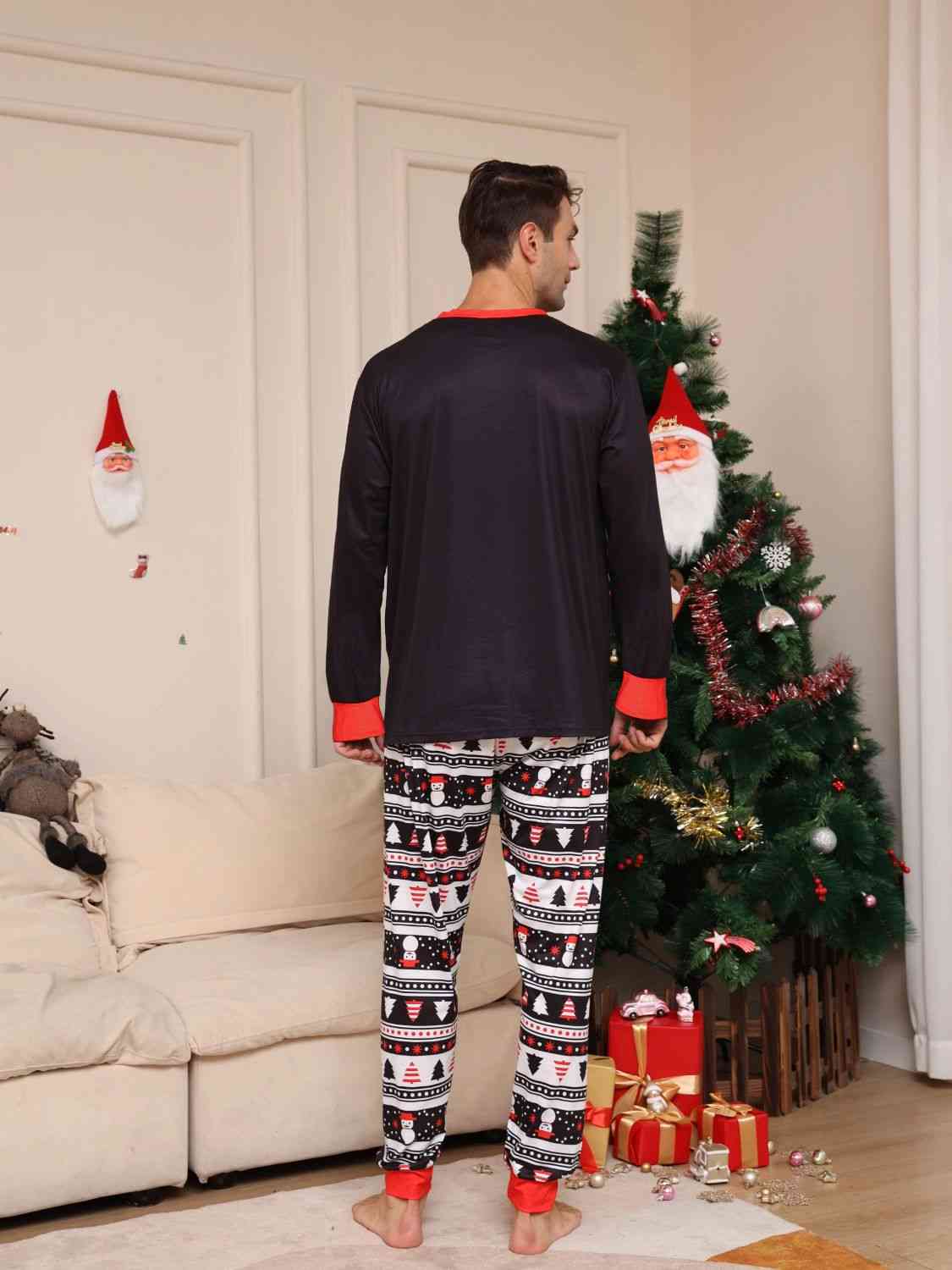 Matching Men's "Happy New Year" Pajama Set