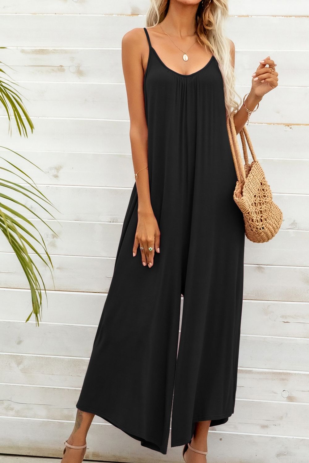 Free Flowing Spaghetti Strap Jumpsuit (6 Variants)