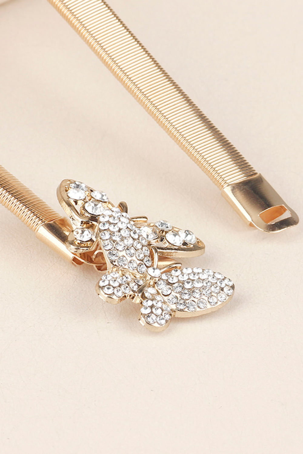 Diamond Butterfly Metal Belt