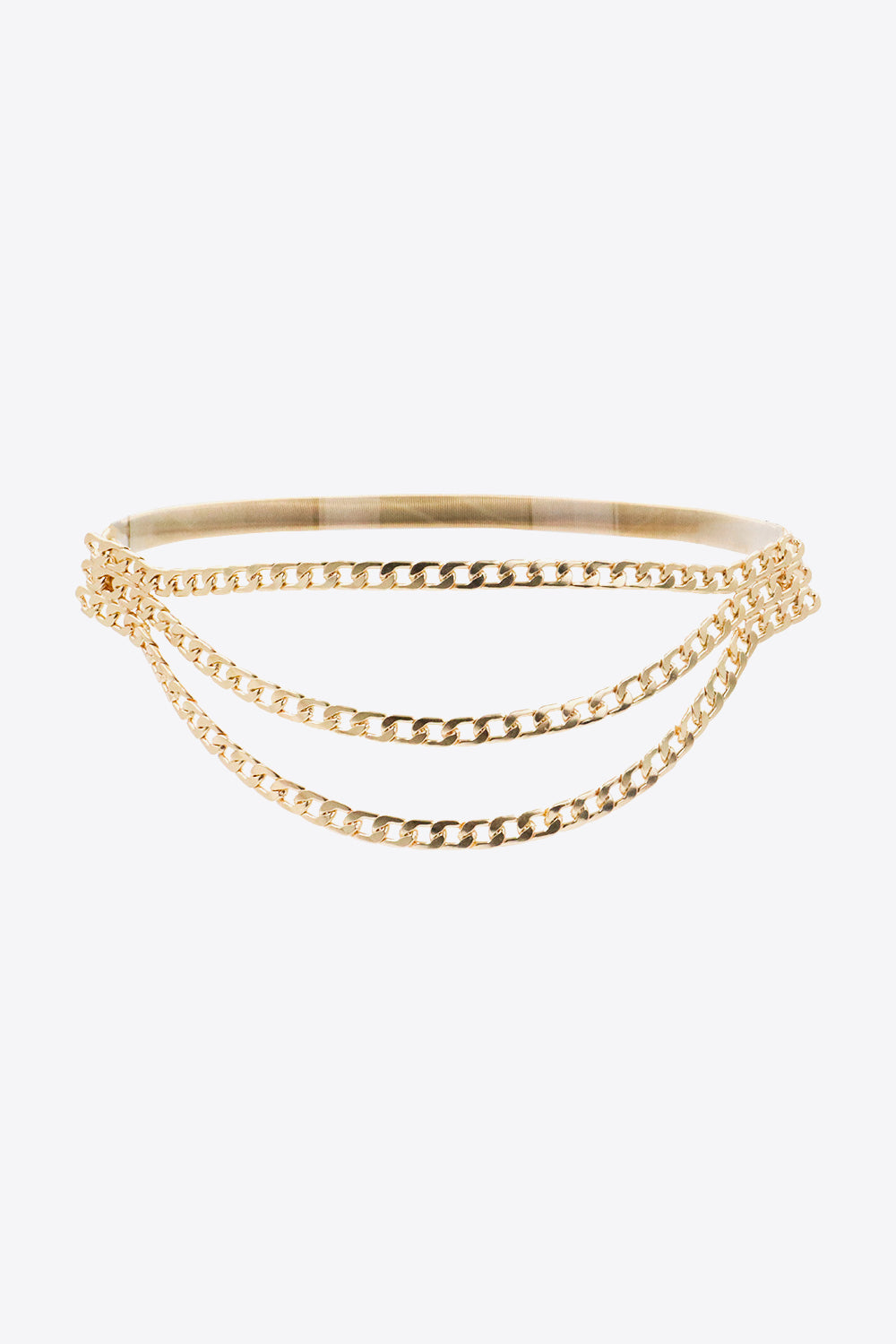 Triple Threat Layered Chain Belt