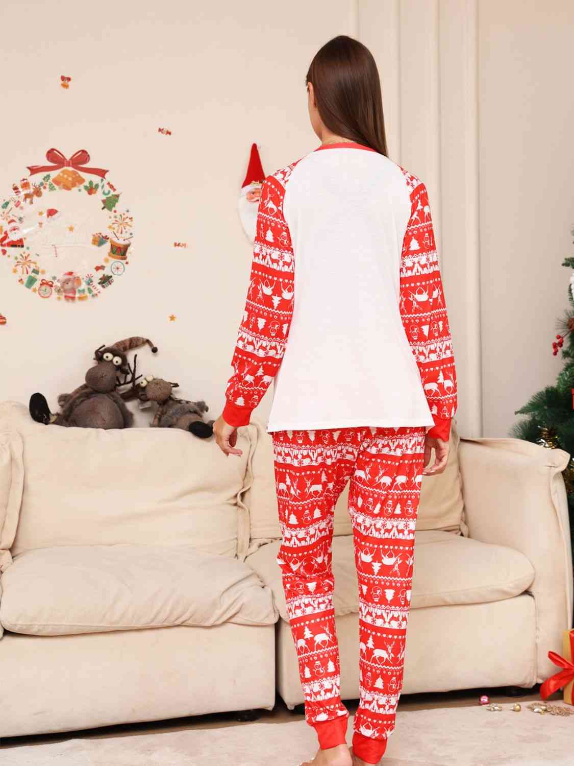 Matching Women's Rudolph Pajama Set