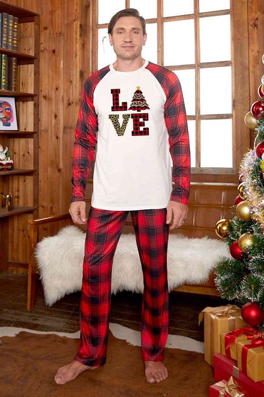 Matching Men's "LOVE" Pajama Set