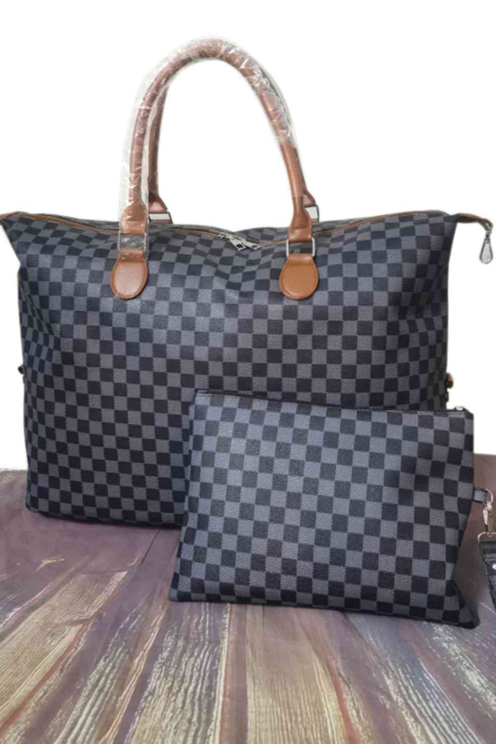 Checkered Two-Piece Bag Set (3 Variants)