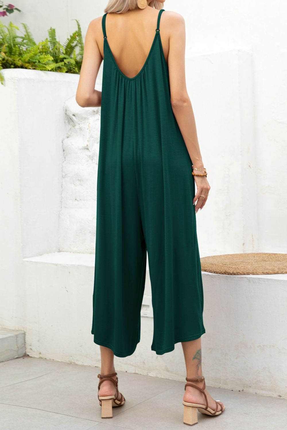 Free Flowing Spaghetti Strap Jumpsuit (6 Variants)