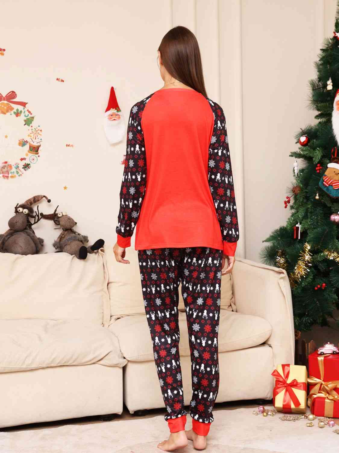 Matching Women's "Oh Deer" Reindeer Pajama Set