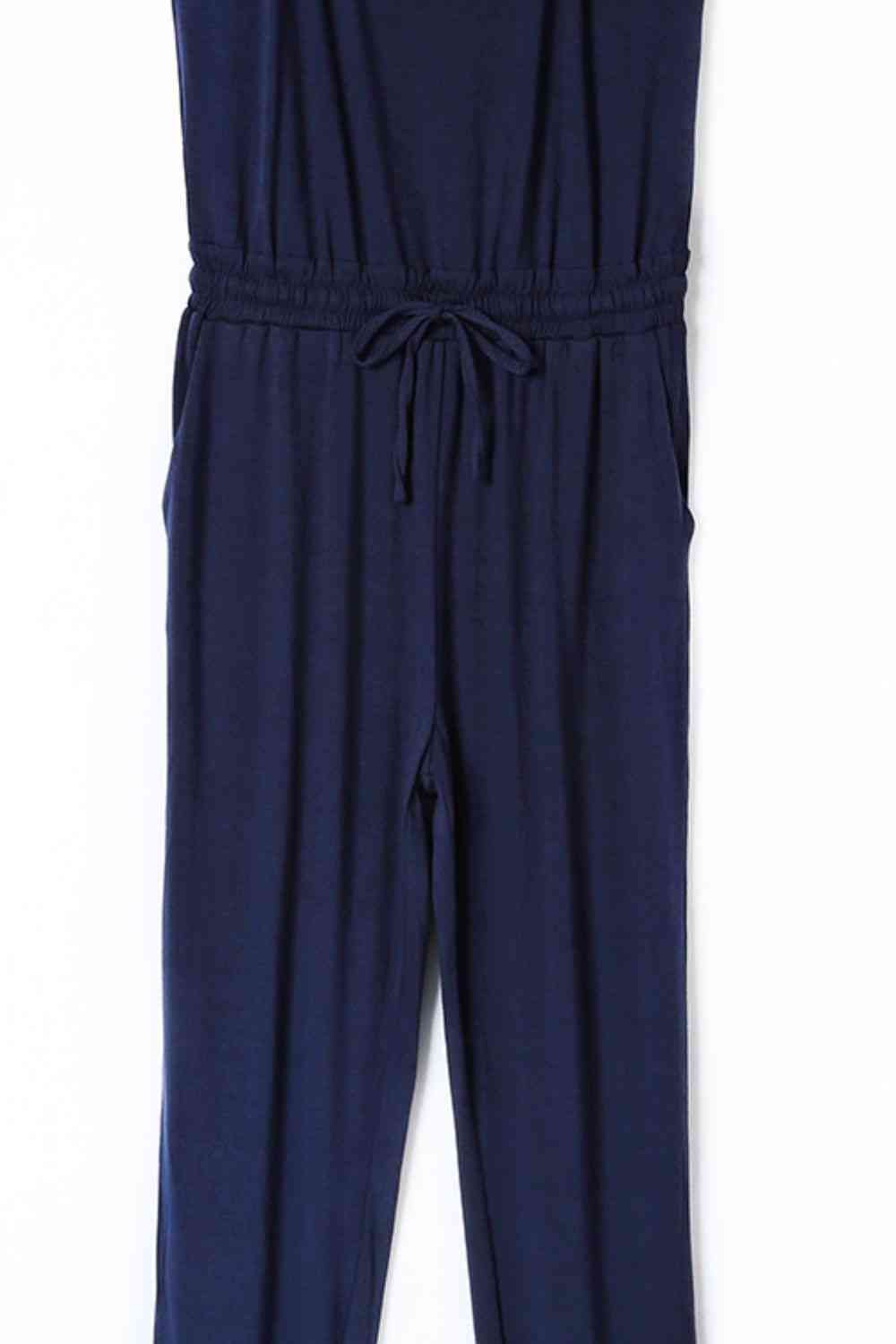 Spaghetti Strap Jumpsuit with Pockets (2 Variants)