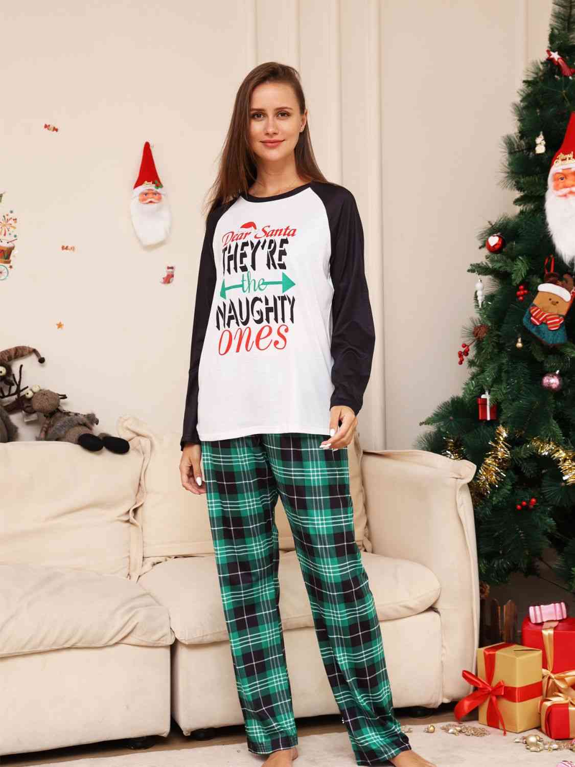 Matching Women's "Naughty Ones" Pajama Set