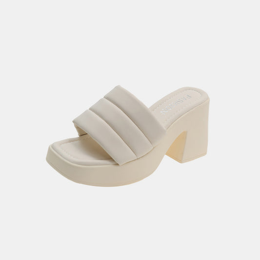 Comfortably Cute Block Heel Platform Sandals (3 Variants)