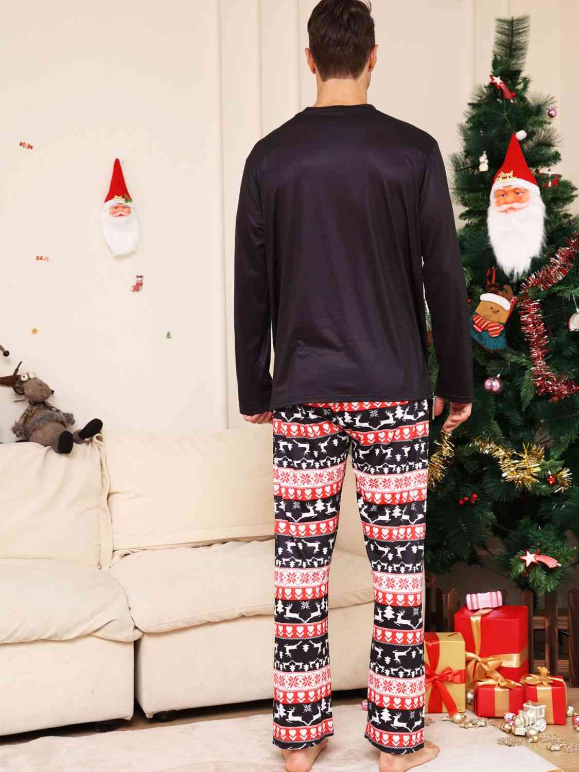 Matching Men's "Merry Christmas" Pajama Set