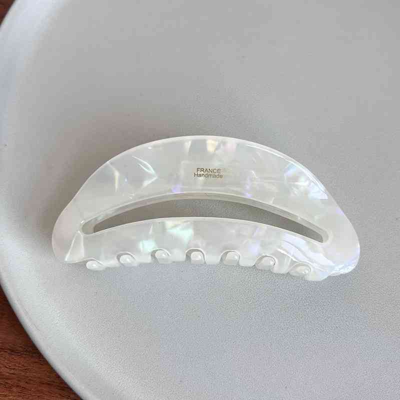 Curved Open Acetate Hair Claw Clip