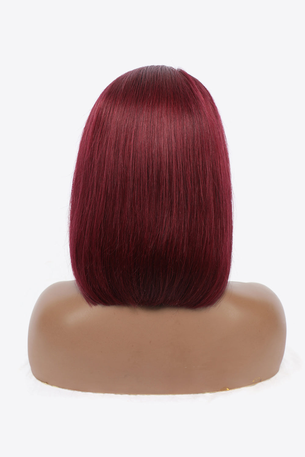 12" Red Lace Front Human Hair Wig